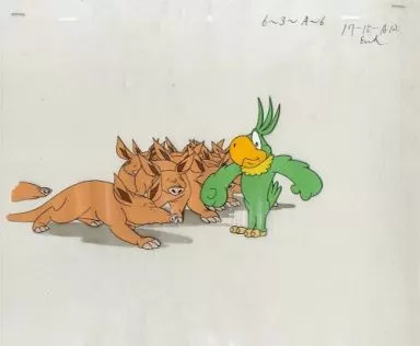 セル画ジャングル大帝ココ01 ジャングル大帝 セル画 4枚セット ④ ♯ 原画 動画 レイアウト