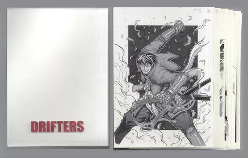 DRIFTERS（ドリフターズ）特製クリアケース付き 複製原画（複製原稿）セット 駿河屋 - 【買取】DRIFTERS(ドリフターズ) 複製原画 20枚セット内容