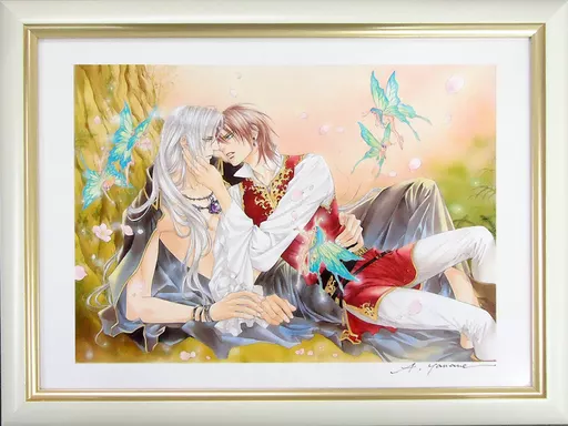 駿河屋 -<中古>「クリムゾン・スペル」やまねあやの 額装複製原画(直筆 