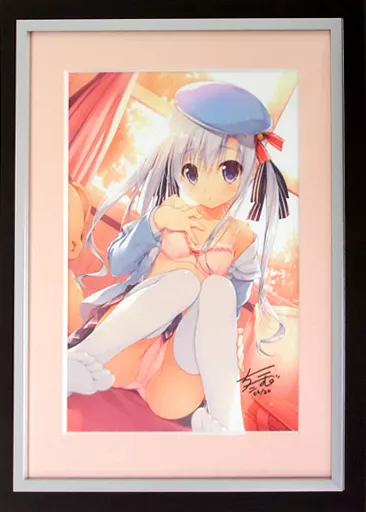 【イラスト画集】 ちこたむ 「ふたりだけの放課後」 ジークレー版画(シリアルナンバー入り)