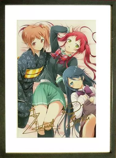 セル画・原画　はたらく魔王さま!複製原画ver.冬(直筆サイン入り)