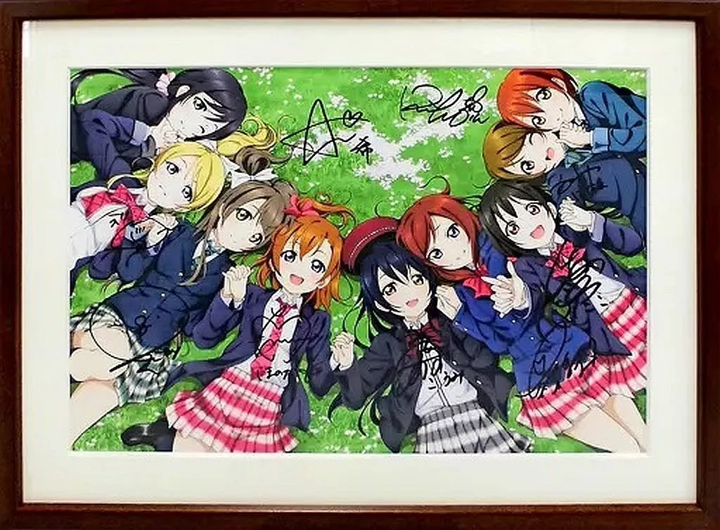 駿河屋 -<中古>ラブライブ! キャスト9人直筆サイン入り複製原画