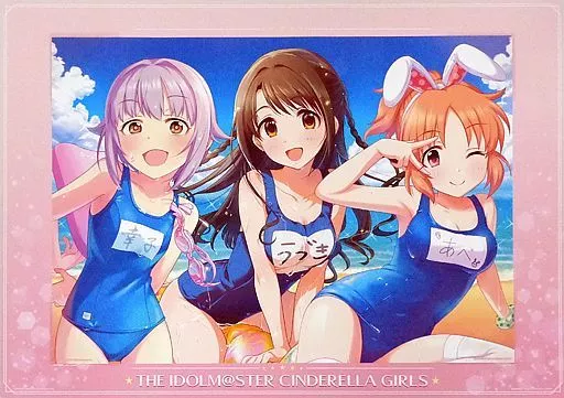<<PC・スマホゲーム書籍>> 一番くじ アイドルマスターシンデレラガールズ-Cinderella s Summer! ラストワン賞 ビジュアライズボード 安部菜々 島村卯月 輿水幸子
