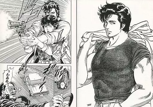 駿河屋 -<中古>シティーハンター 複製原画2種セット 特典（漫画・アニメ）