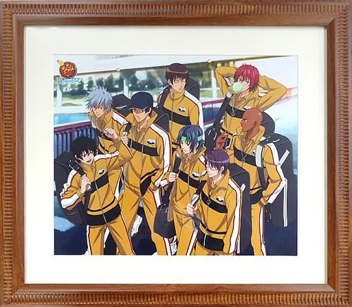 アニメムック　付属品付)テニスの王子様 ANIMATION 10TH ANNIVERSARY 額装ポートレート The Quarter 立海 ミュージカル『テニスの王子様』Absolute King立海feat.六角