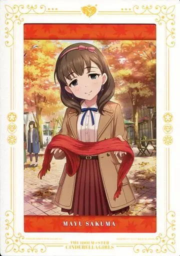 <<PC・スマホゲーム書籍>> 一番くじ アイドルマスター シンデレラガールズ-Autumn!- D賞 A5サイズ ビジュアルフレーム(佐久間まゆ)