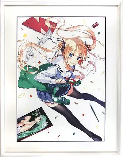 アニメムック　不備有)冴えない彼女の育てかた 深崎暮人ジャケットイラスト A3プリモアート G(状態：本体汚れ・割れ有) 駿河屋 -<中古>冴えない彼女の育てかた 深崎暮人ジャケット