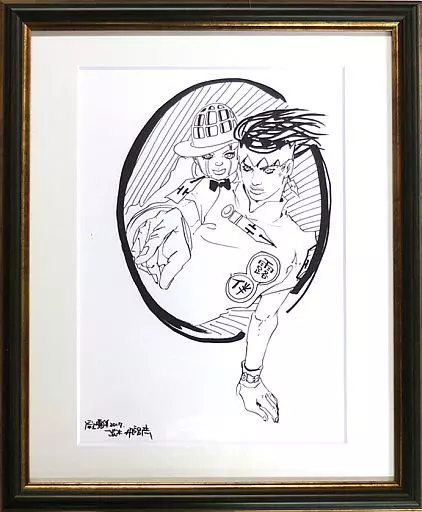 付属品付)『ジョジョの奇妙な冒険 Part4 ダイヤモンドは砕けない』複製原画 岸辺露伴 -ジョジョ展 in S市杜王町 2017-
