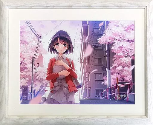 冴えない彼女の育てかた♭ 深崎暮人イラスト使用A3プリモアート(直筆サイン入り)