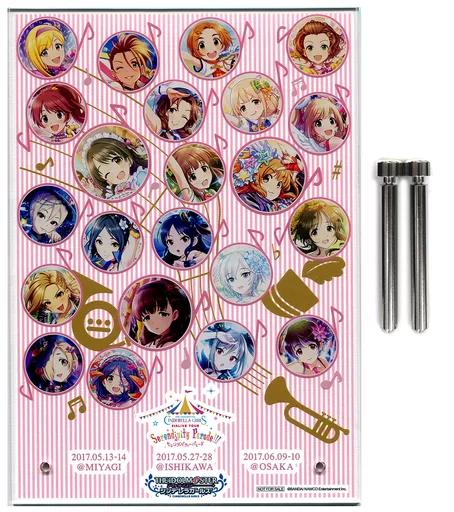 <<PC・スマホゲーム書籍>> アイドルマスターシンデレラガールズ5thライブツアー全公演連動メモリアルアクリルスタンド(宮城・石川・大阪ver.) 特典