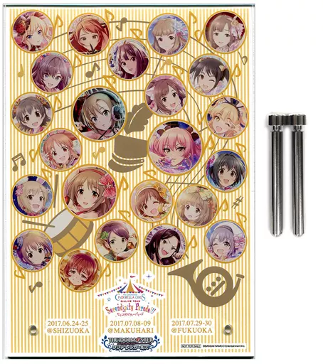 <<PC・スマホゲーム書籍>> アイドルマスターシンデレラガールズ5thライブツアー全公演連動メモリアルアクリルスタンド(静岡、幕張、福岡ver..) 特典