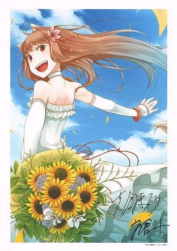 狼と香辛料 アートプリント 10周年記念展 新説 狼と香辛料 狼と羊皮紙』完結記念― 『狼と香辛料』×『狼と羊皮紙