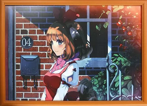 アニメムック　<<その他>> 付属品付)深崎暮人 複製原画「Shih Tzu」 (絵師100人展 04)