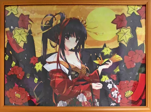 イラストボード　<<イラスト画集>> 付属品付)深崎暮人 複製原画「Flowers」 (絵師100人展 01)