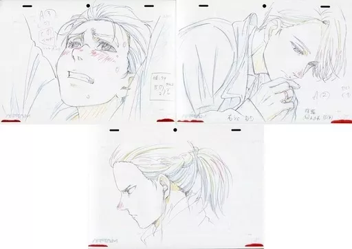ユーリオンアイス　複製原画　　　　　　　３枚セット ユーリオンアイス 複製原画 3枚セット ユーリ!!! on ICE 複製