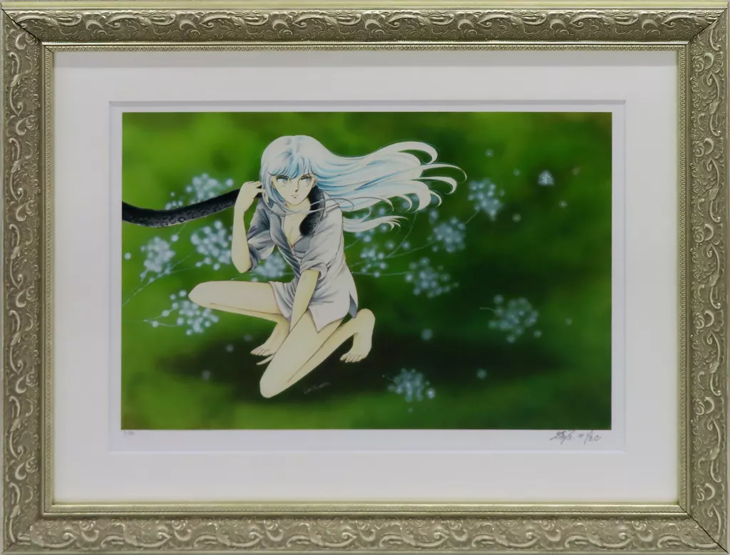 「闇のパープル・アイ」版画(2)(シリアルナンバー 直筆サイン入り)