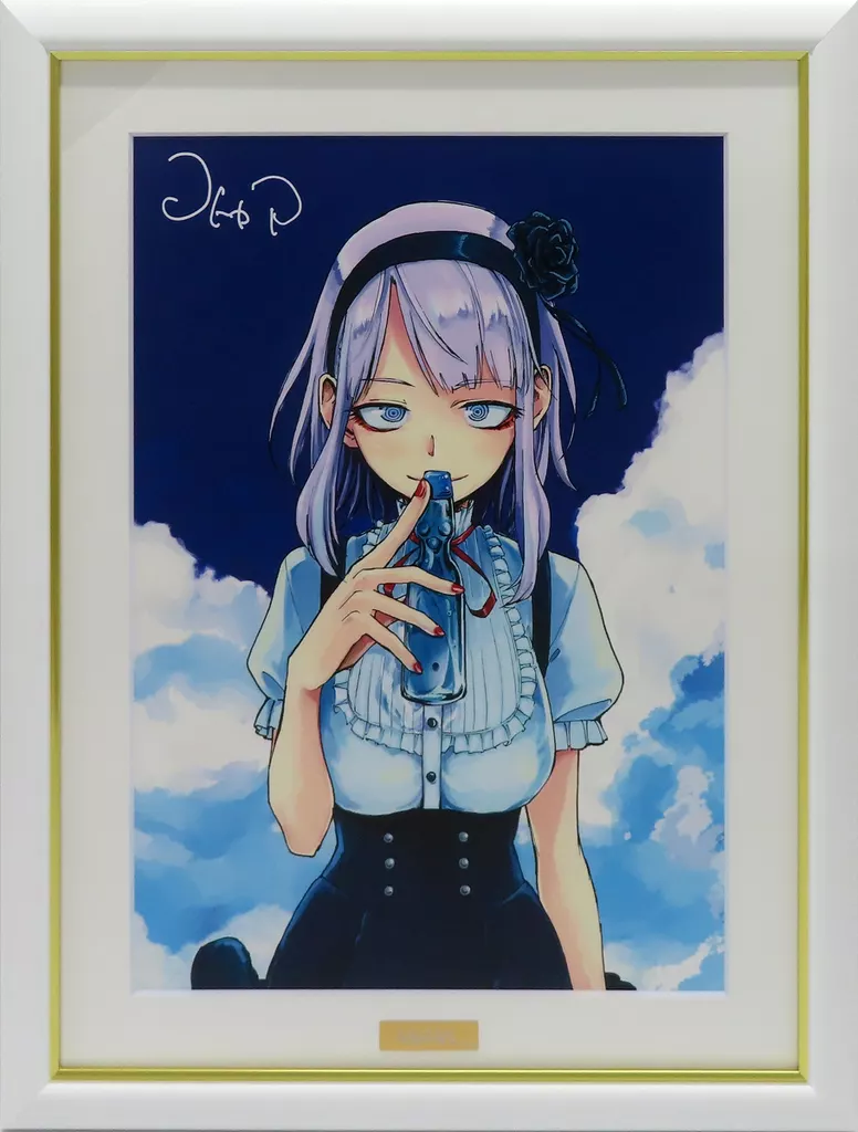 付属品付)だがしかし 超美麗複製原画 A3(シリアルナンバー入り)