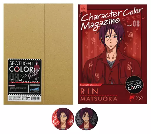 アニメムック　<<アニメ・漫画系書籍>> 付録付)Free! Dive to the Future SPOTLIGHT COLOR set 08(松岡 凛)