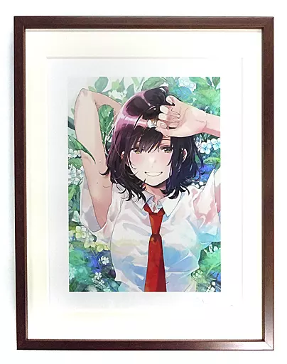 セル画・原画　付属品付)弱キャラ友崎くん 直筆サイン入り描き下ろしプリマグラフィ
