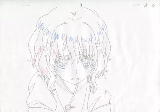花咲くいろは　松前緒花　生原画 駿河屋 -<中古><<アニメ・漫画系書籍>> 生原画 「劇場版 花咲くいろは