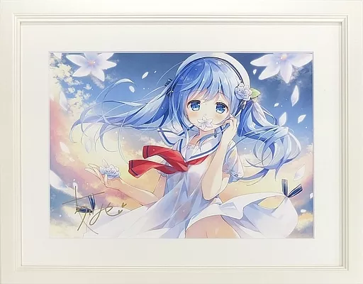 すいみゃ　複製原画　梔子　直筆サイン入り 駿河屋 - 【買取】付属品付)すいみゃ 複製原画 「梔子」(直筆サイン