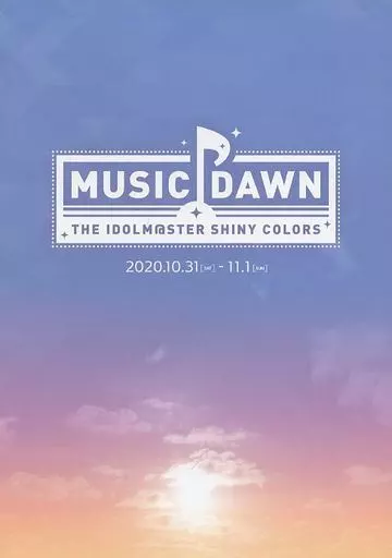 <<パンフレット>> 状態不備)パンフレット THE IDOLM＠STER SHINY COLORS MUSIC DAWN 公式パンフレット(状態：Blu-ray欠品)