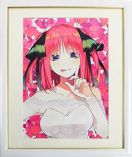 セル画・原画　付属品付)五等分の花嫁 記念額装絵 二乃