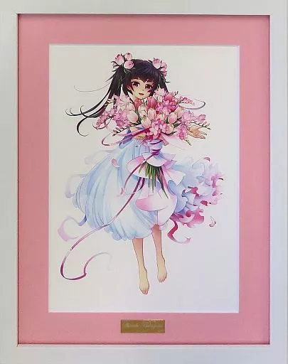 セル画・原画　付属品付)戦姫絶唱シンフォギアGX A4キャラファイングラフ 月読調
