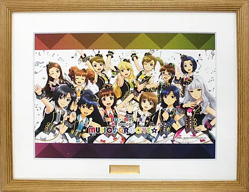 付属品付)THE IDOLM＠STER MR ST＠GE!! MUSIC♪ GROOVE☆ 開催記念公式キャラファイングラフ