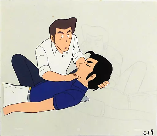 うる星やつらTV最終回セル画　面倒終太郎 うる星やつら 完結篇セル