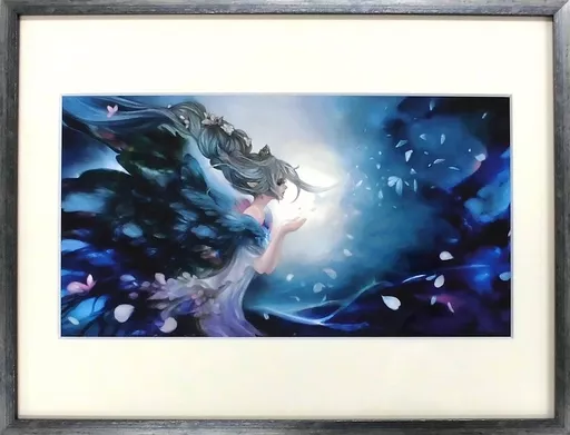 付属品付)ファイナルファンタジーXIV 複製原画『妖精王ティターニア』_img