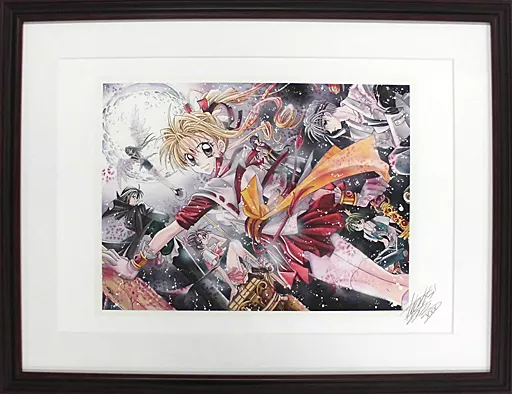 駿河屋 -<中古>付属品付)種村有菜原画展 サイン入り複製原画 「神風