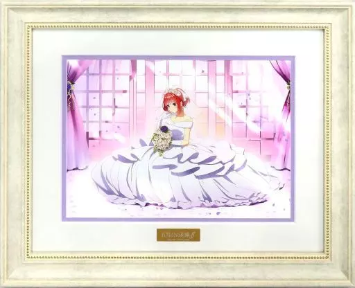 セル画・原画　付属品付)五等分の花嫁ff 描き下ろし B5キャラファイングラフ/中野二乃（ドレス）