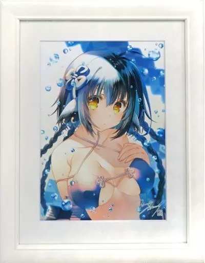 うたわれるもの ロストフラグ みつみ美里箔押しサイン入り描き下ろし複製原画 AQUAPLUS STORE：『うたわれるもの ロストフラグ』みつみ美里箔押し