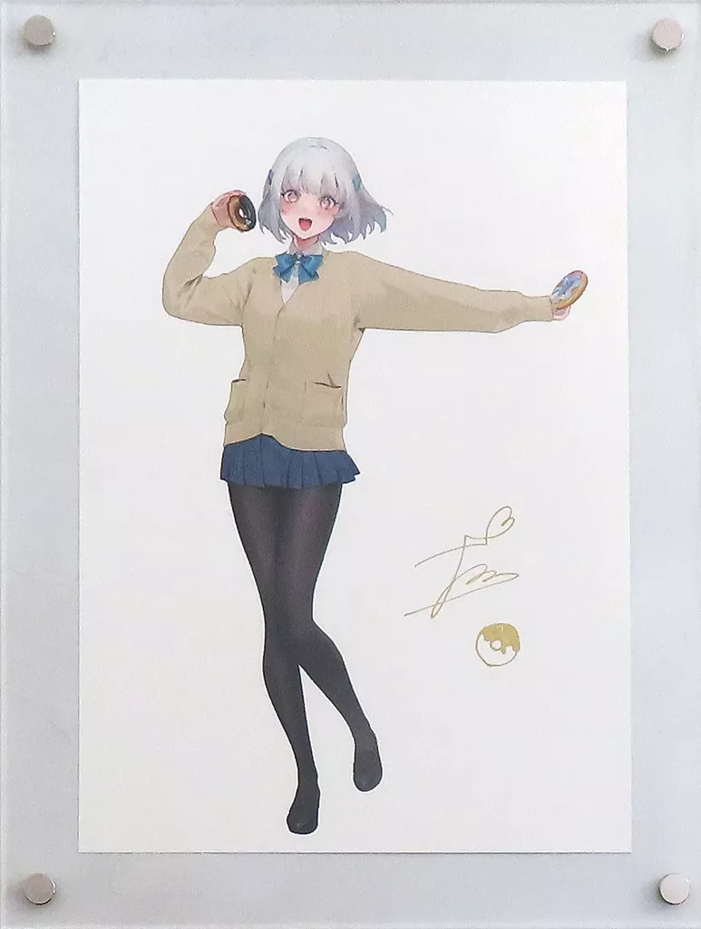 お久しぶり　ふつうのJK。　B3高精細複製原画　直筆サイン入り　2枚セット 足立慎吾、押山清高の直筆サイン入り高精彩複製原画を期間限定