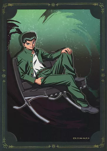 原画イラストボード 幽遊白書 WEBくじ 第6弾 During the intermission E賞 ポートレート 1 浦飯幽助