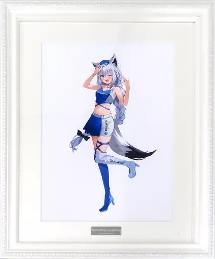 付属品付)PACIFIC×HOLOLIVE HOLOLIVE RACING PROJECT プレミアム複製原画 白上フブキ(夏)