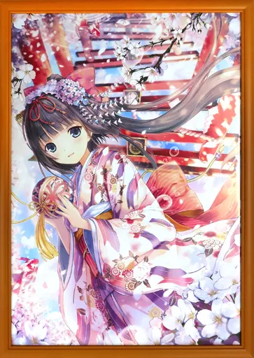 絵師100人展8　6U☆ 複製原画 桜模様 絵師100人展8 6U☆ 複製原画 桜模様 2025年最新】複製原画