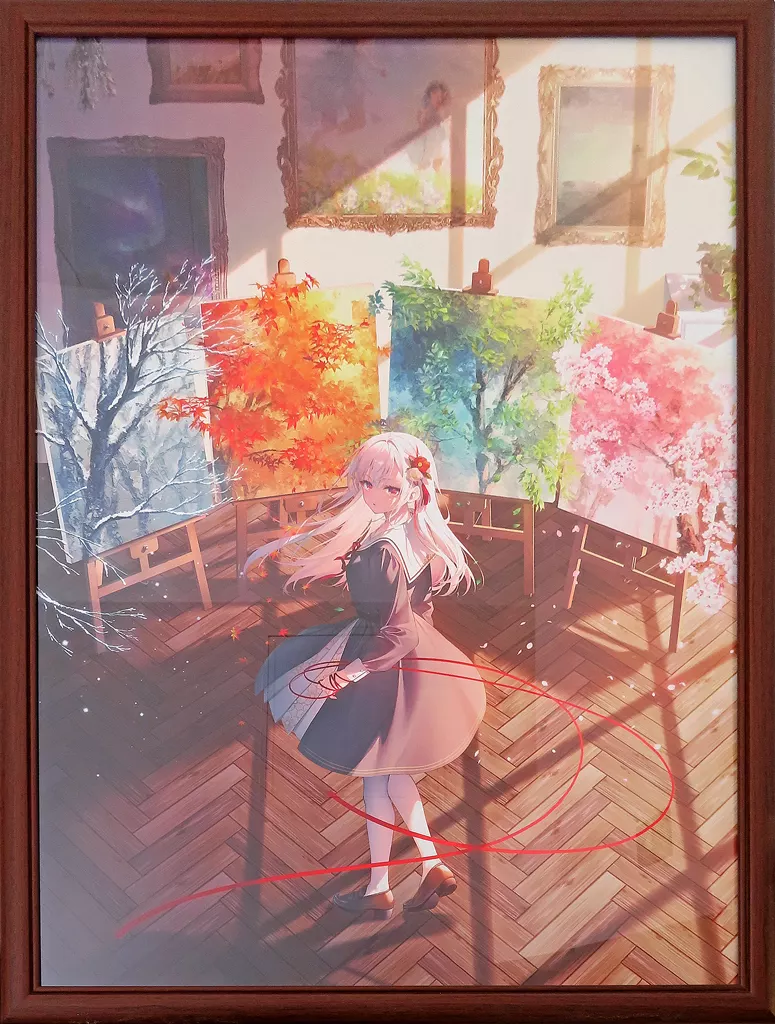 セル画・原画　付属品付)遠坂あさぎ 複製原画 「四季廻り」(絵師100人展 13)