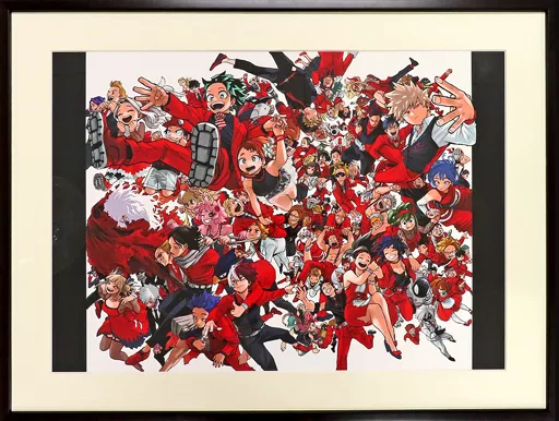 付属品付)僕のヒーローアカデミア ジャンプフェスタ2023 額装高精細デジタルカラー