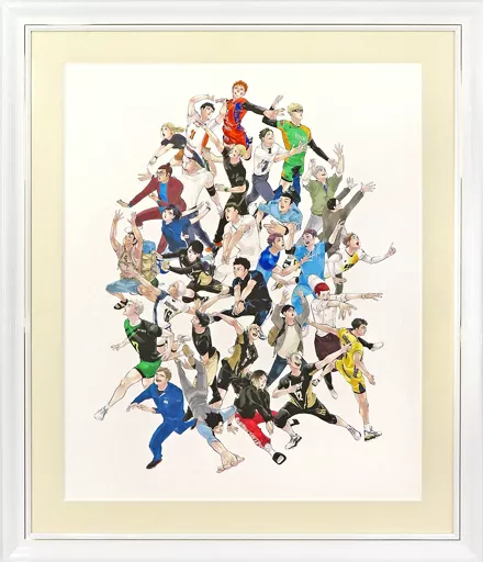 付属品付)【JAS】『ハイキュー!!』 ジャンプフェスタ2023 額装高精細カラーアート