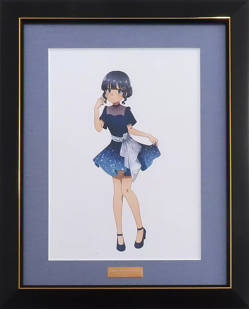 セル画・原画　青春ブタ野郎はおでかけシスターの夢を見ない 描き下ろしイラスト 牧之原翔子 星空ドレスver. キャラファイングラフ