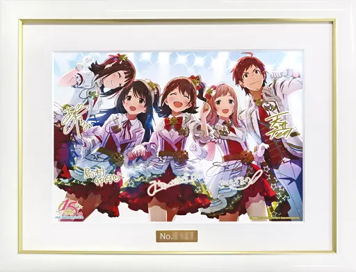 付属品付)シリアルナンバー入)アイドルマスター15周年 公式キャラファイングラフ アイドルマスターシリーズ公式カレンダー ver.