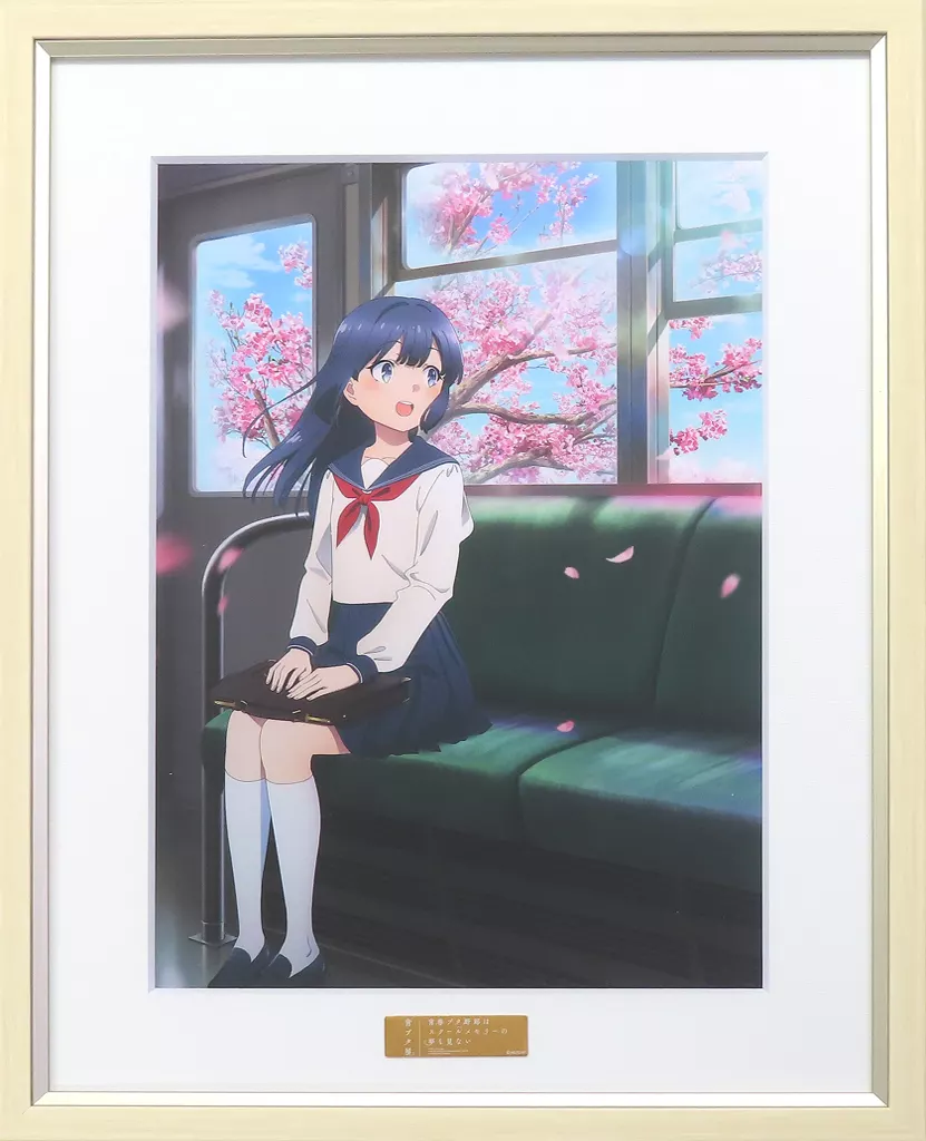 セル画・原画　 付属品付)青春ブタ野郎はスクールメモリーの夢を見ない -青ブタ展- キャラファイングラフ＜スペシャルビジュアル＞ 牧之原翔子(中学生) A4