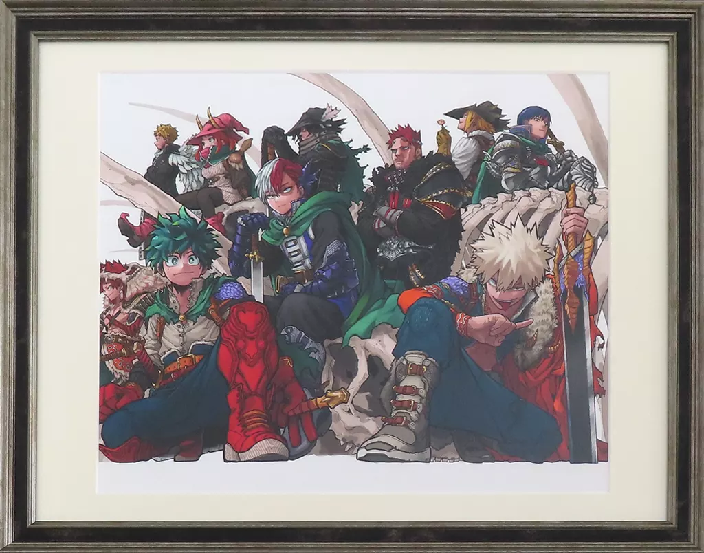 付属品付)ジャンプ原画ワールド 額装高精細デジタルカラー 僕のヒーローアカデミア