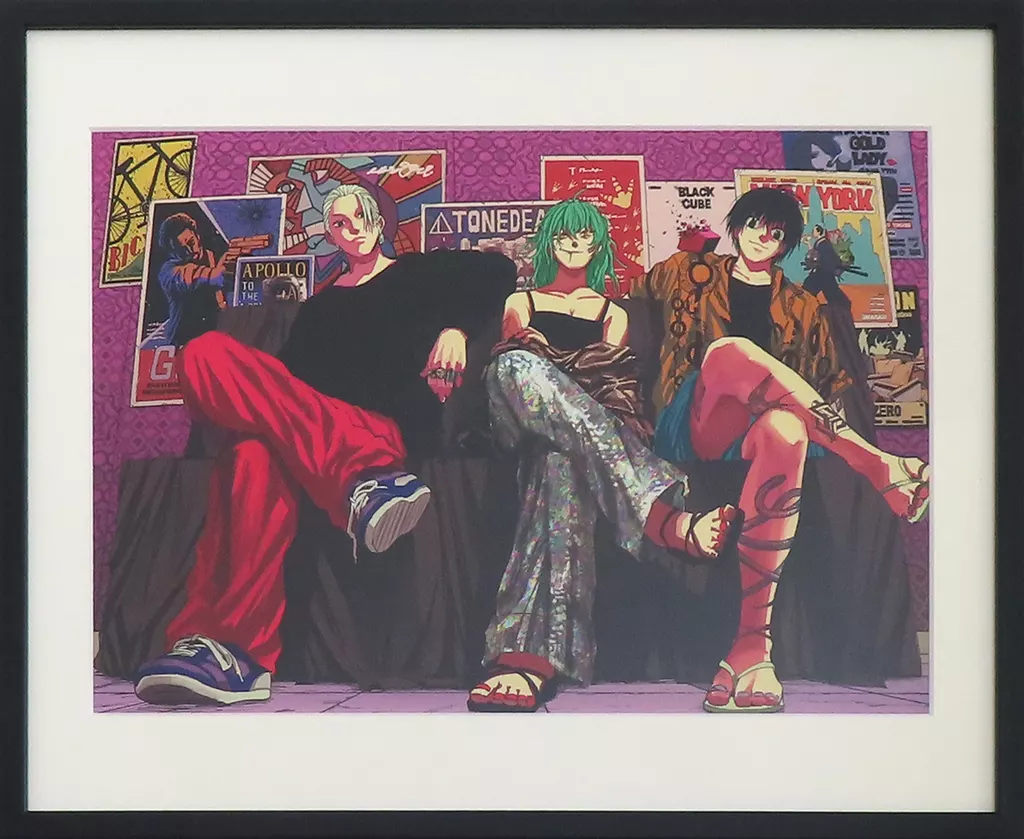 付属品付)ジャンプ原画ワールド 額装高精細デジタルカラー SAKAMOTO DAYS