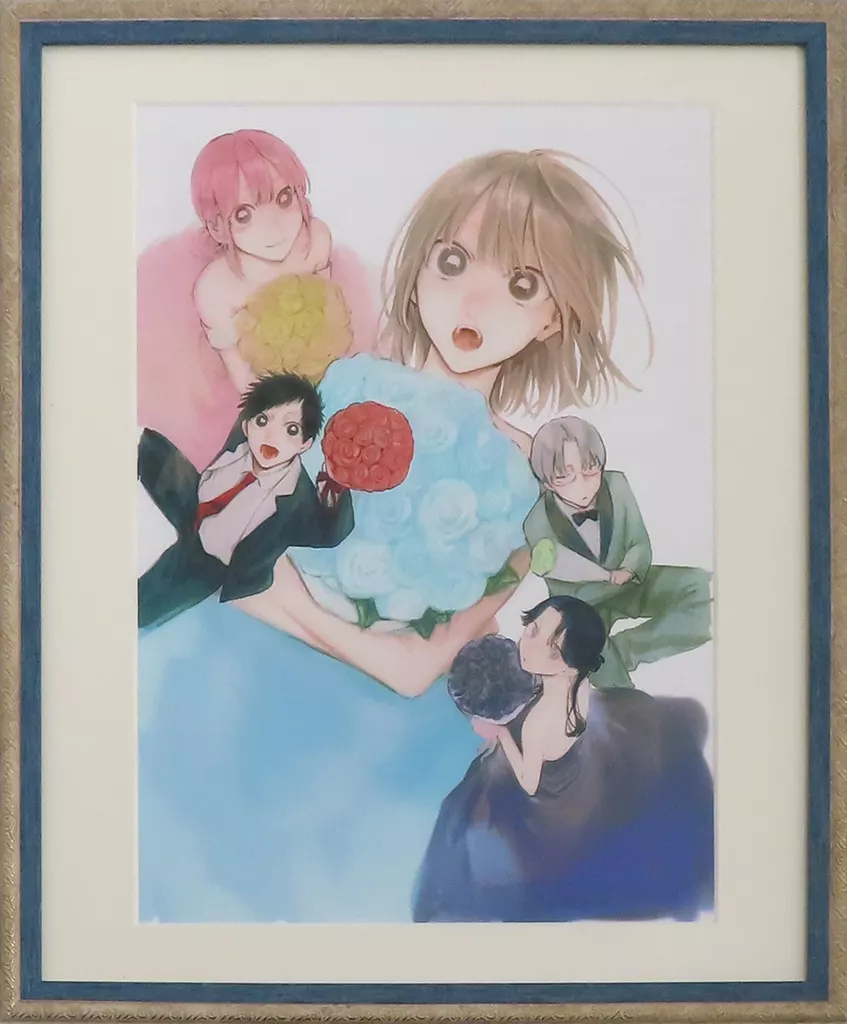 付属品付)ジャンプ原画ワールド 額装高精細デジタルカラー アオのハコ
