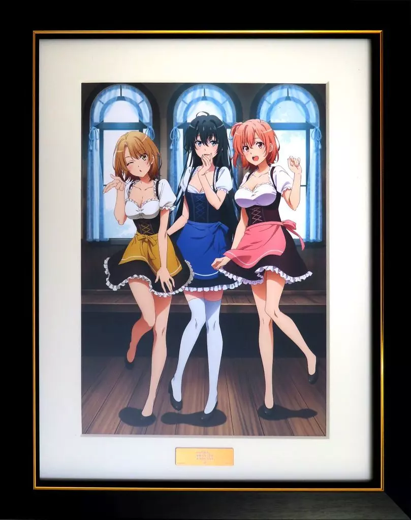 セル画・原画　やはり俺の青春ラブコメはまちがっている。完 描き下ろしキャラファイングラフ 雪乃＆結衣＆いろは ディアンドル ver.