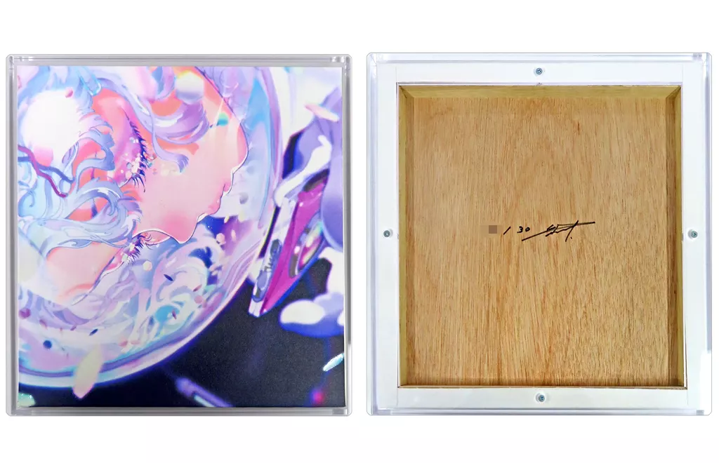 サイン入)米山舞 UVプリント B2複製原画 EGO個展 silk moss