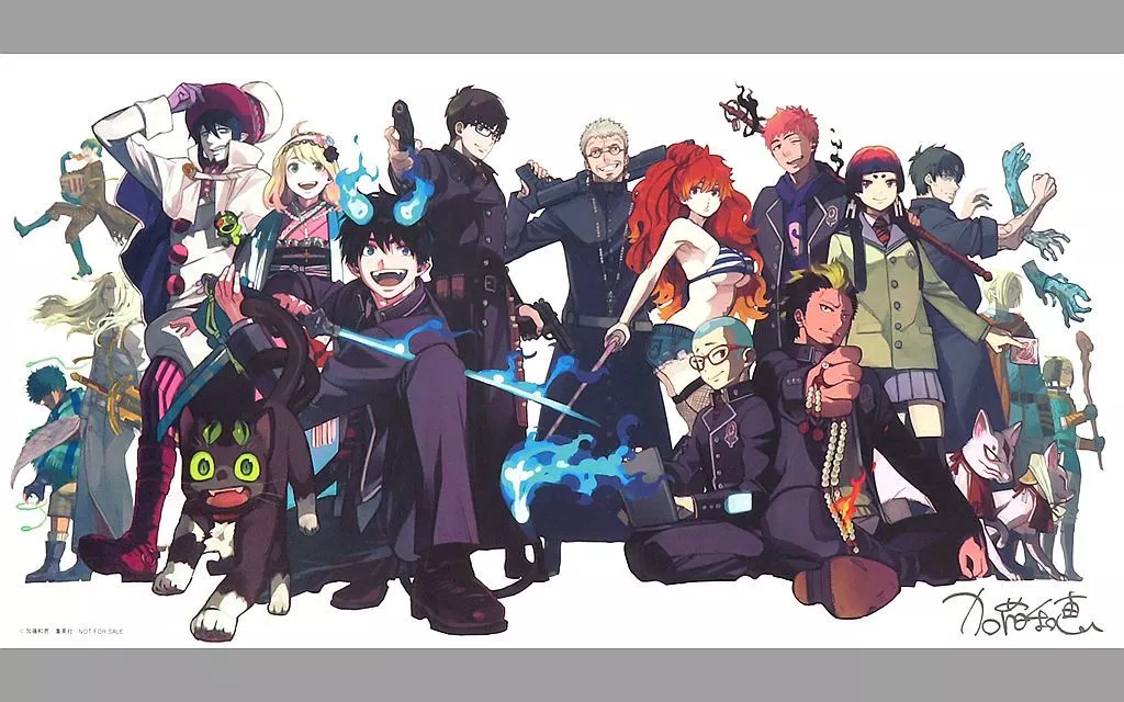 青の祓魔師　10周年記念イラスト　複製原画 駿河屋 -<中古>青の祓魔師 10周年記念本 複製原画（漫画・アニメ）